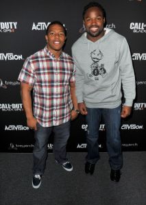 Treyarch Studios And Activision Publishing Host Baltimore Ravens Players' Ray Rice And Torrey Smith For The Latest "Call Of Duty: Black Ops II" Grudge Match For The Release Of The Uprising DLC