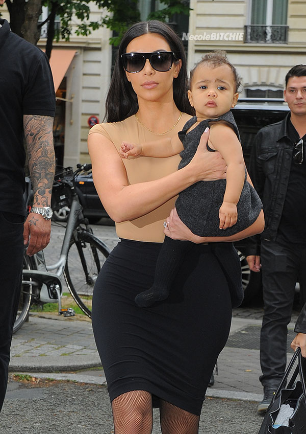 Kim Kardashian daughter North seen out in Paris