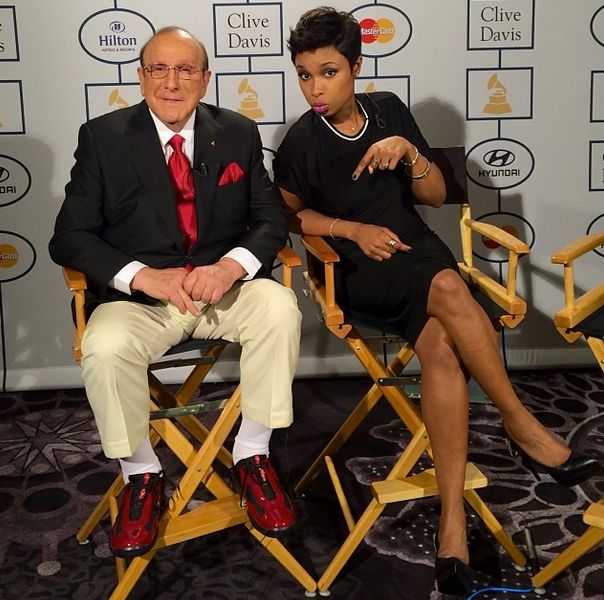 Clive Davis and Jennifer Hudson