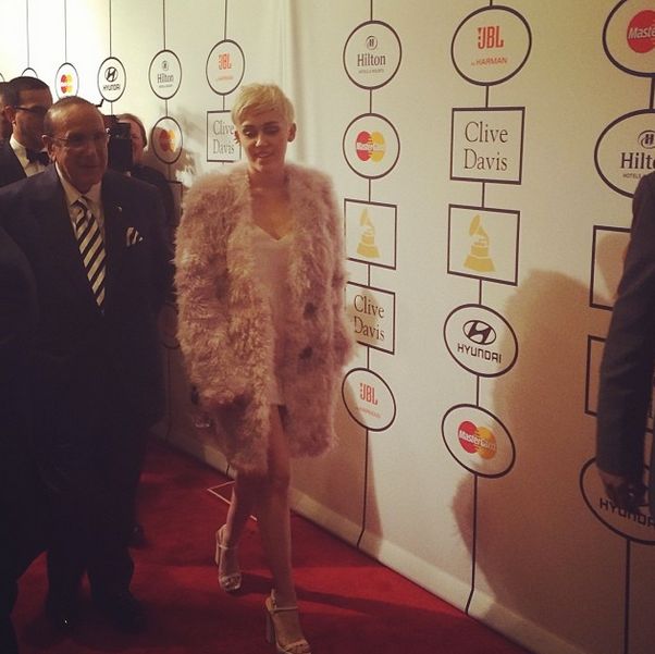 Miley hits the red carpet