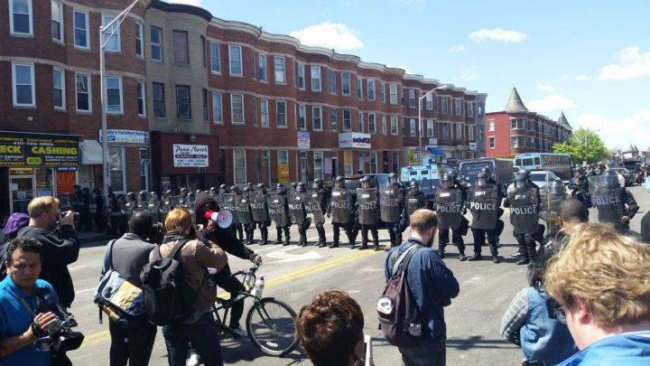 Less Than 24 Hours After Baltimore Riots, A Glimmer Of Hope