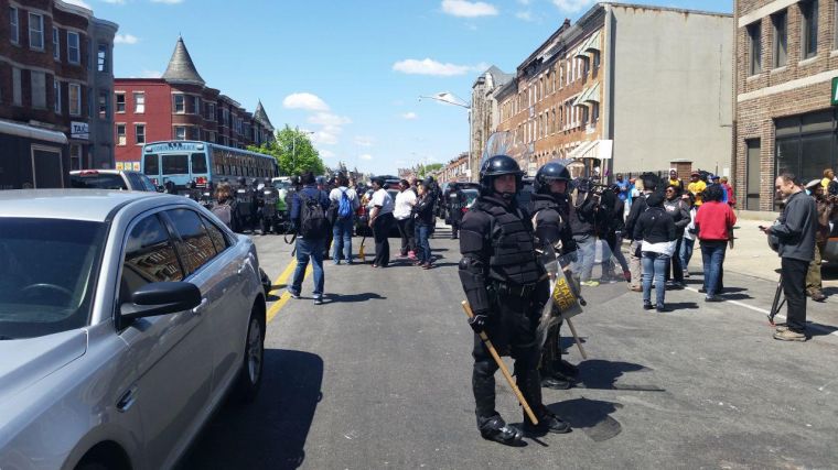 Less Than 24 Hours After Baltimore Riots, A Glimmer Of Hope