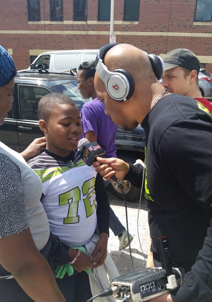 Less Than 24 Hours After Baltimore Riots, A Glimmer Of Hope