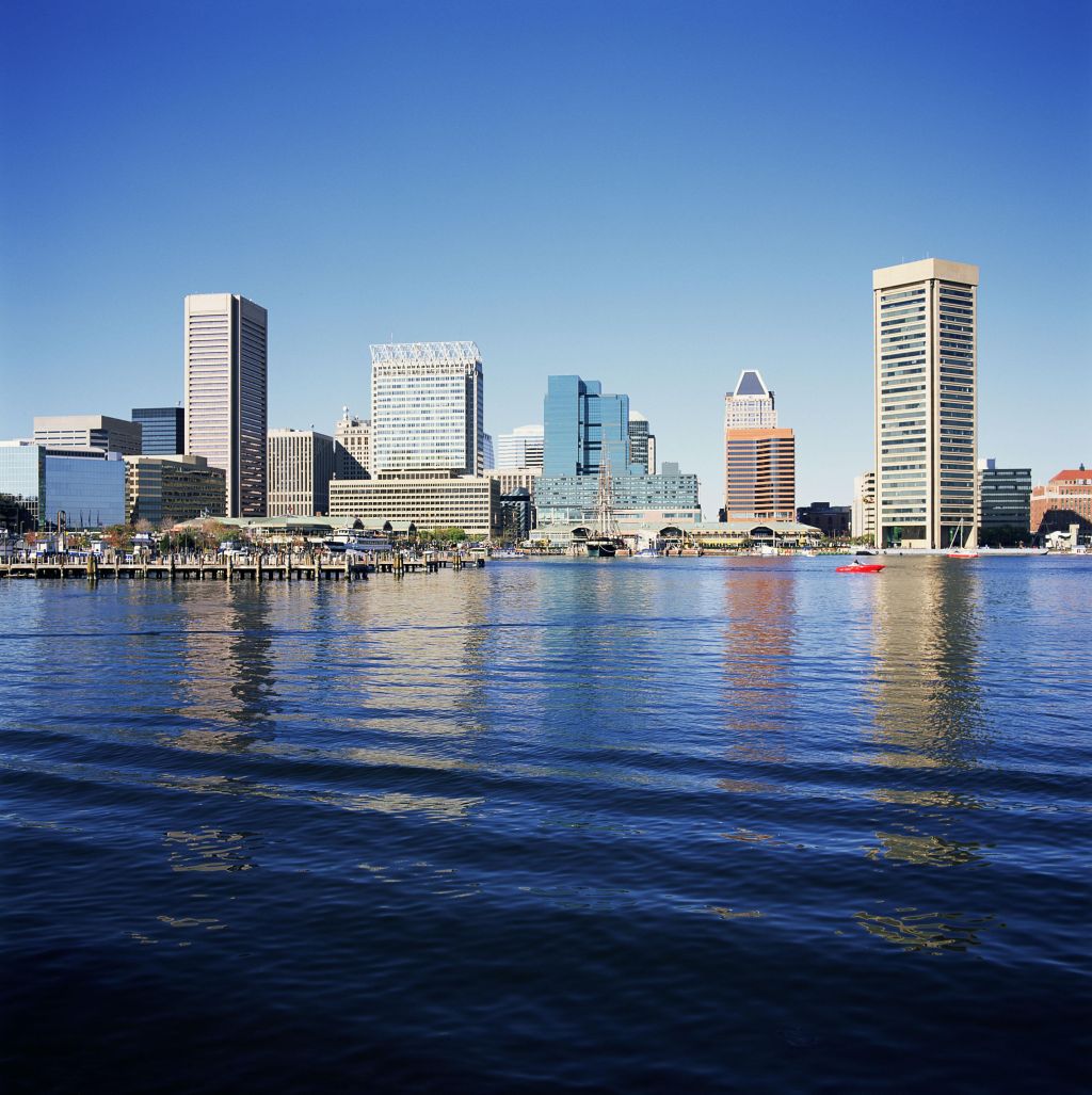 Baltimore skyline, Maryland