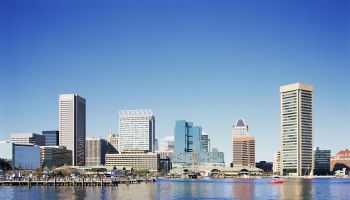 Baltimore skyline, Maryland
