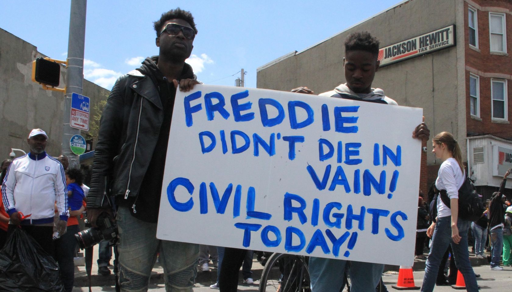 Protests in Baltimore over Freddie Gray
