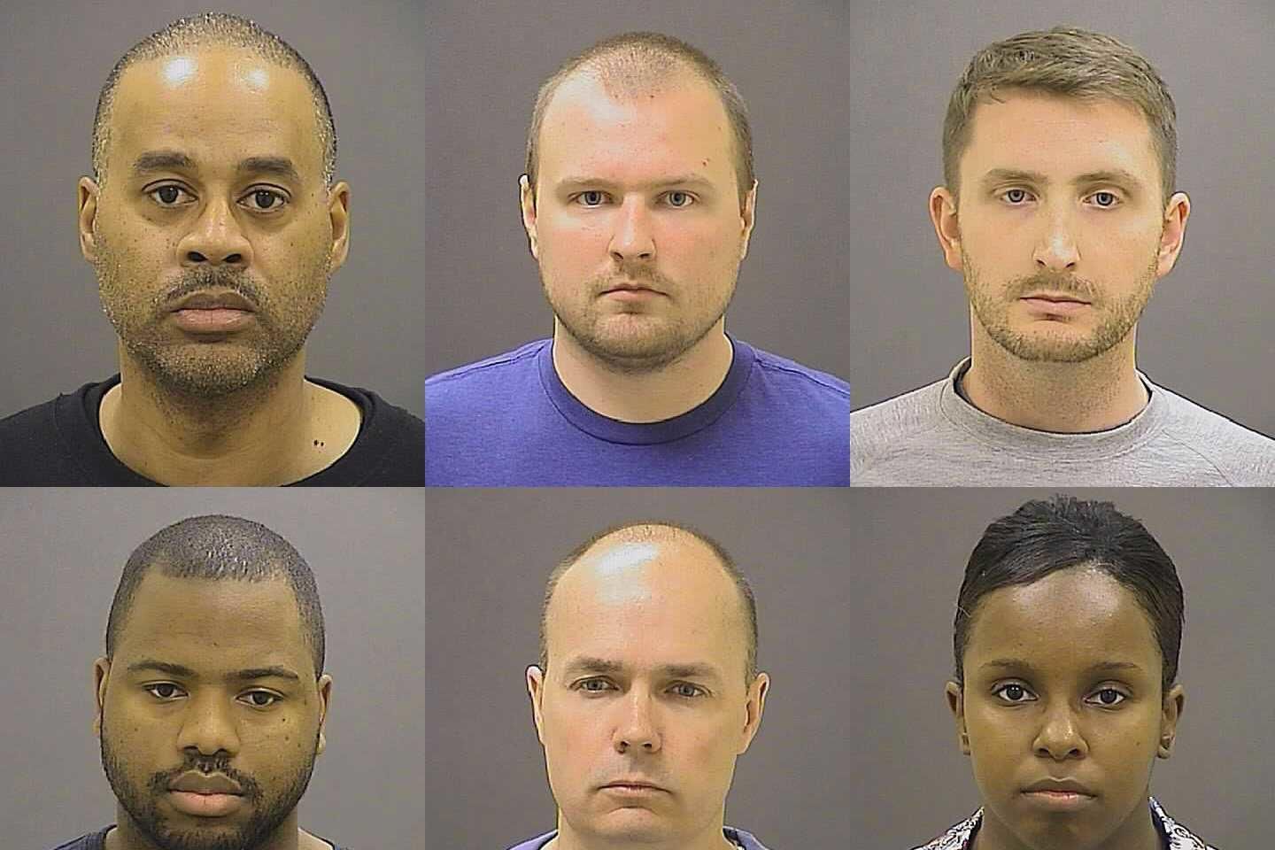 Six officers charged in Freddie Gray death