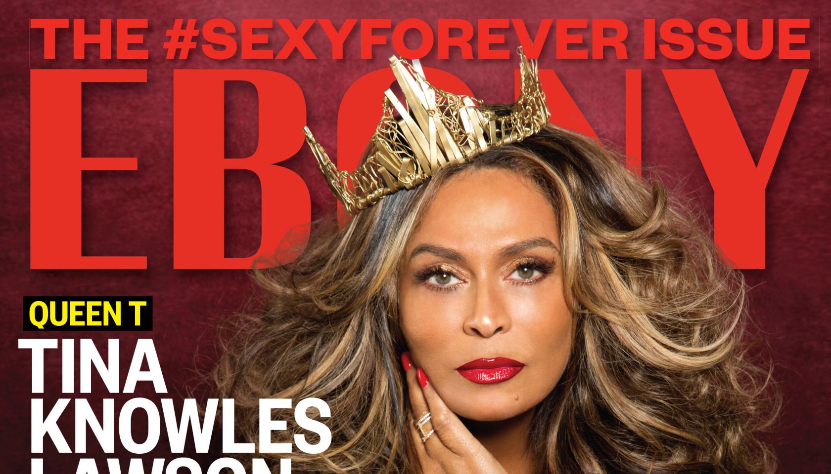 Tina Knowles Ebony Cover