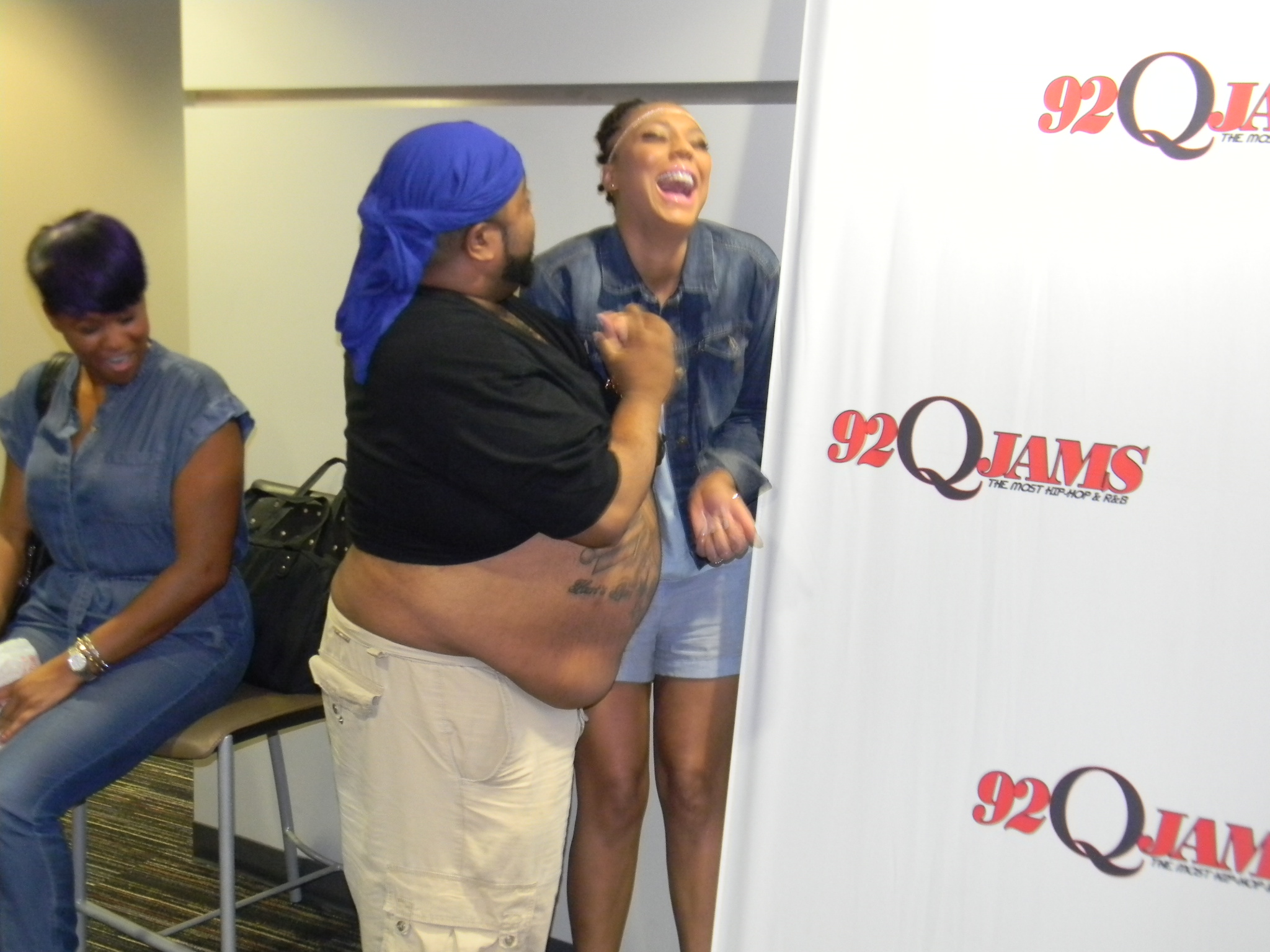 Tamar Braxton with the Fam