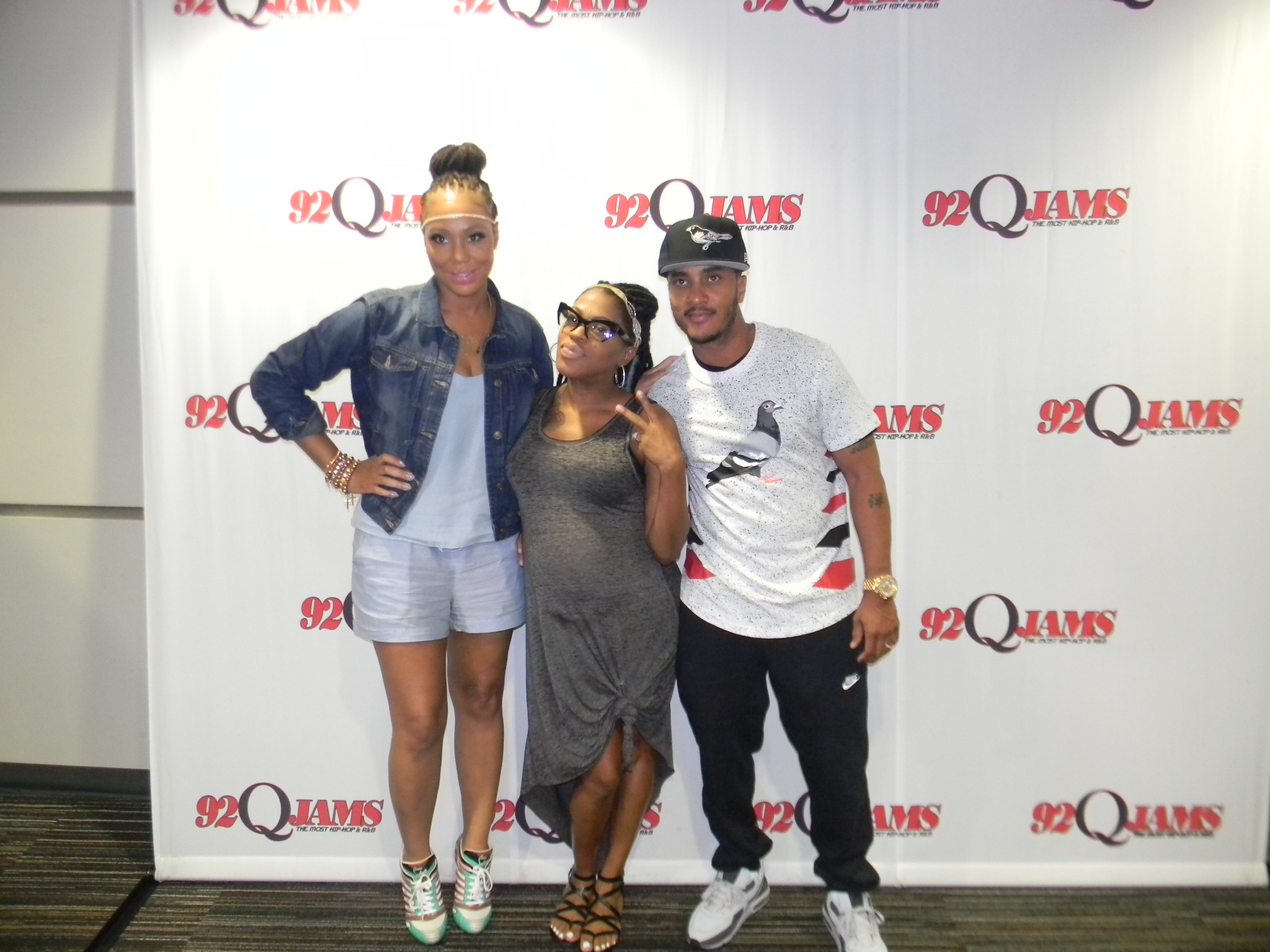 Tamar Braxton with the Fam