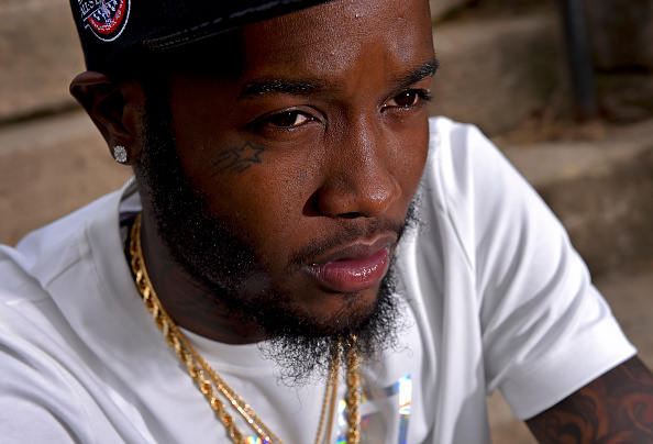 WASHINGTON, DC - APRIL 16: D.C. rapper Shy Glizzy, is photograp