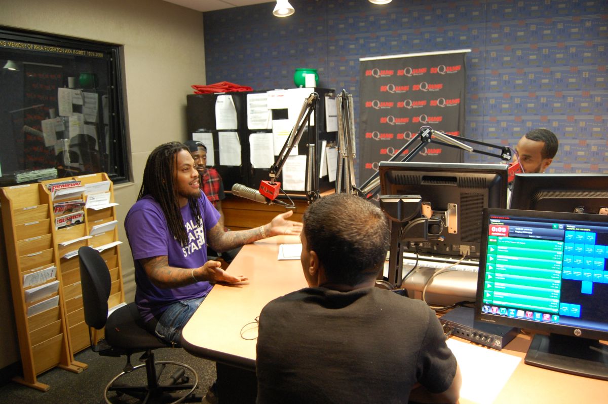 Waka Flocka Flame in the Studio with The FAM