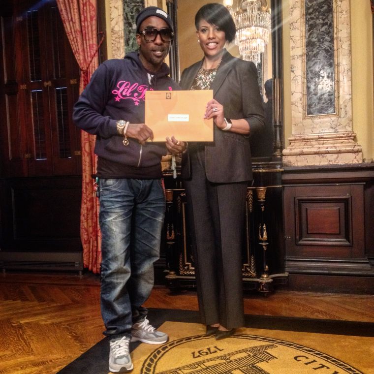 DJ Quicksilva and Lil Black Honored at City Hall