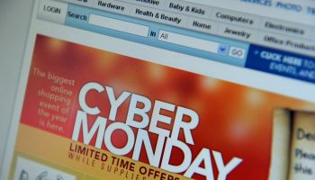 Cyber Monday specials are seen on the Co