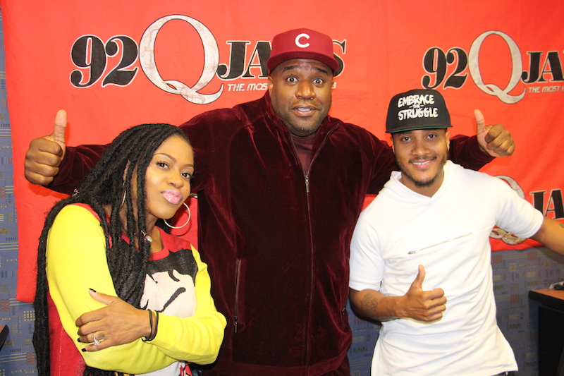Corey Holcomb with DJ Quicksilva and Lil Mo