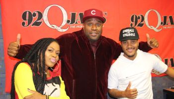 Corey Holcomb with DJ Quicksilva and Lil Mo