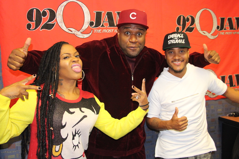 Corey Holcomb with DJ Quicksilva and Lil Mo