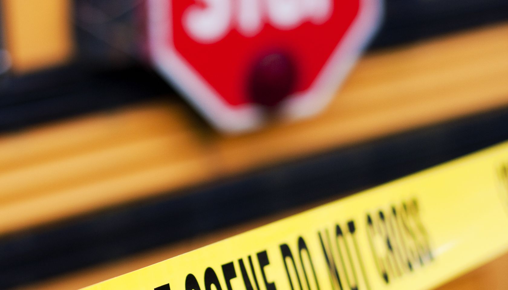 School Bus Crime Scene