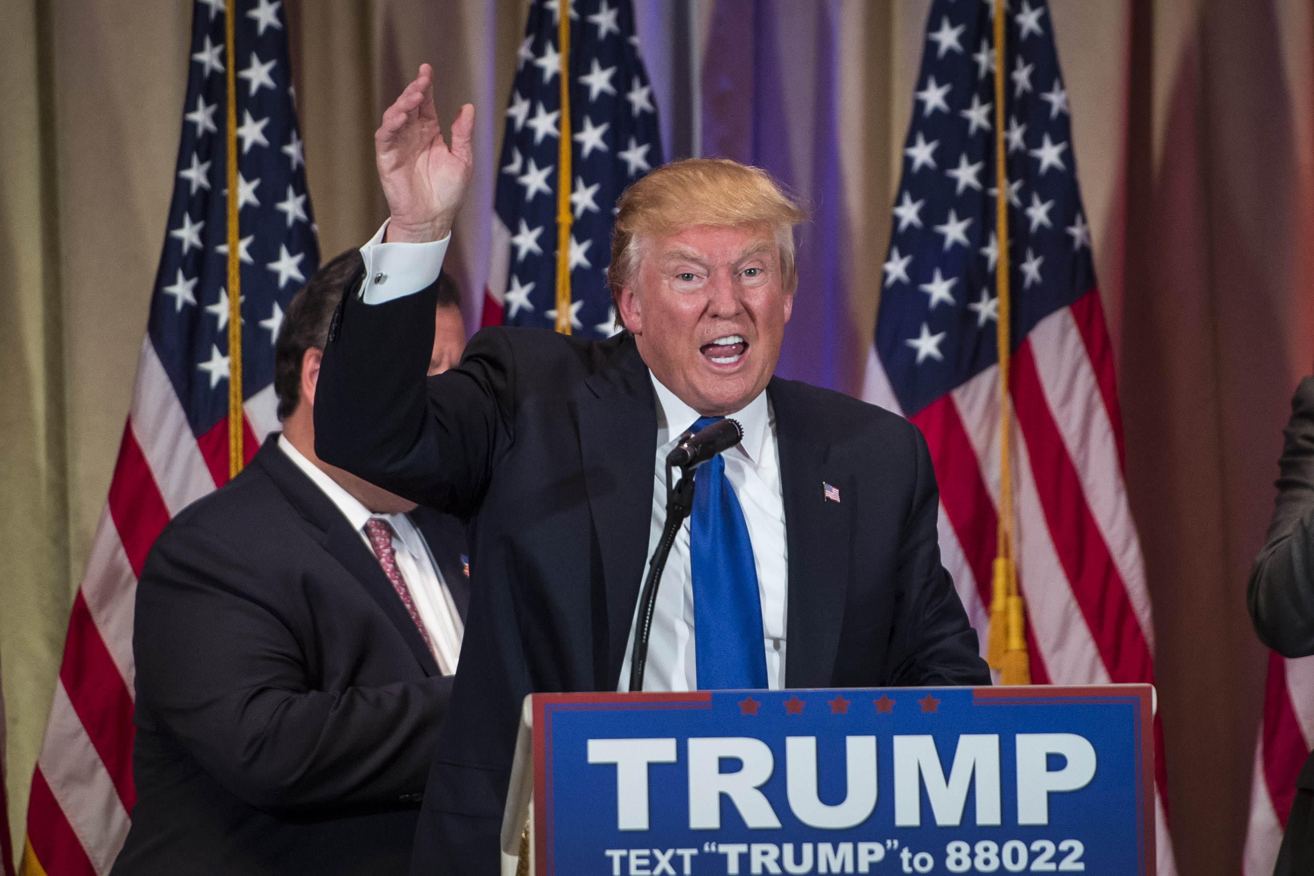 Donald Trump in Palm Beach, Florida.