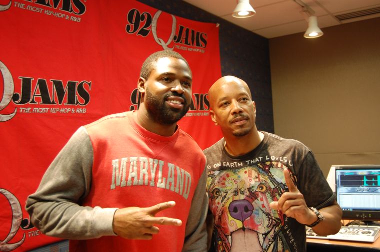 Torrey Smith with Konan