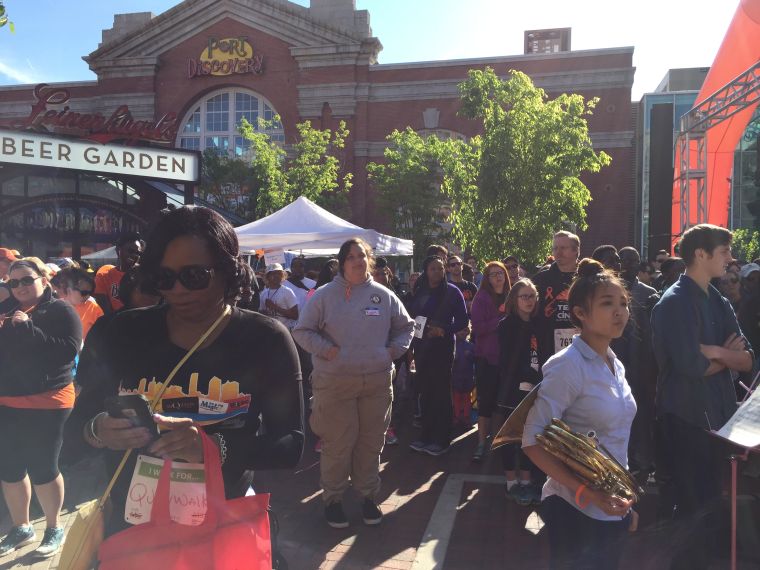 Radio One Baltimore walks for 92Q's Jay Claxton