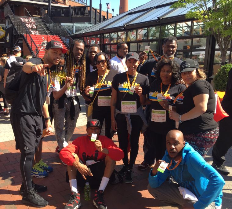 Radio One Baltimore walks for 92Q's Jay Claxton