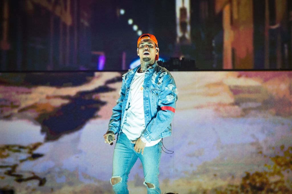 Chris Brown Performs At AccorHotels Arena In Paris