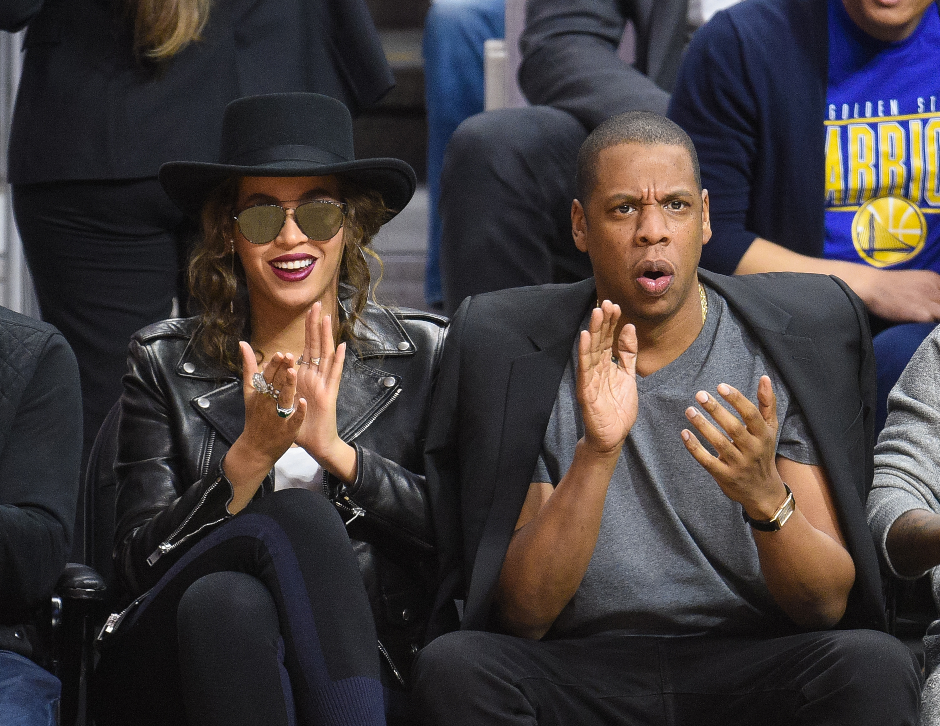 Celebrities At The Los Angeles Clippers Game