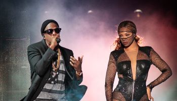 PASADENA, CA. AUG. 02, 2014. The performance of Jay Z and Beyonce on their 'On the Run' tour at the
