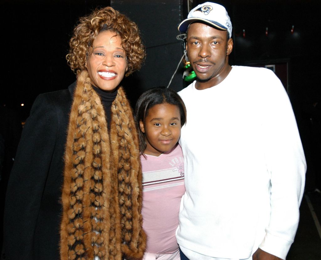 Whitney Houston and Bobby Brown Attend 'Praise Power' Concert