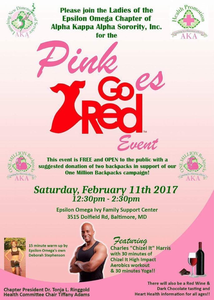 Epsilon Omega Chapter of Alpha Kappa Alpha Sorority Presents Pink Goes