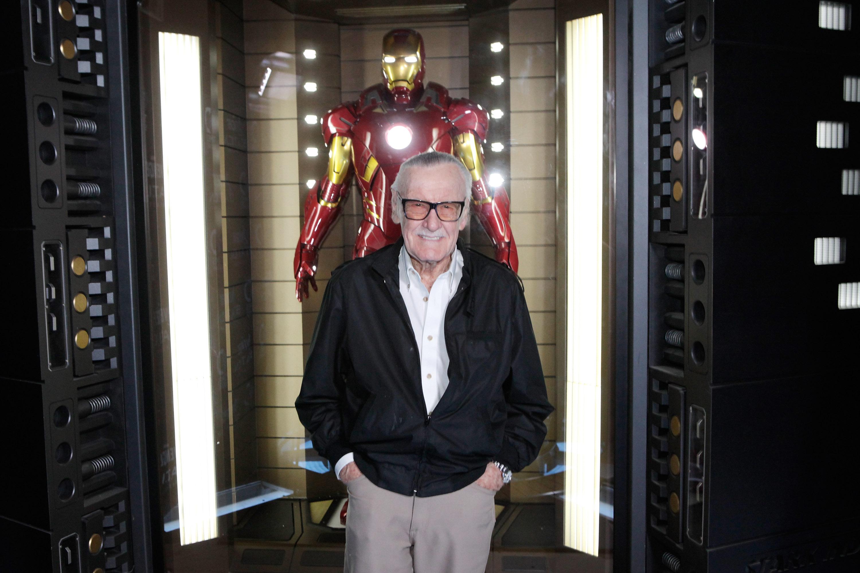 Stan Lee Welcomes Marvel's Avengers S.T.A.T.I.O.N. Exhibition at Discovery Times Square