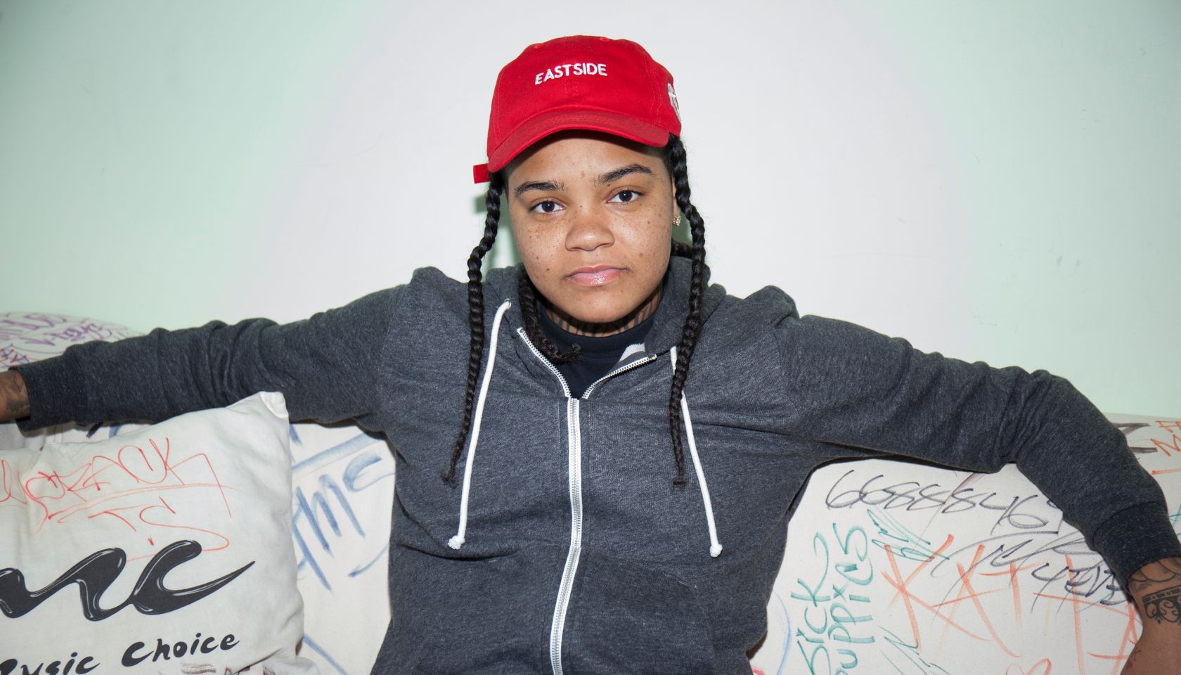 Rapper Young MA Visits Music Choice