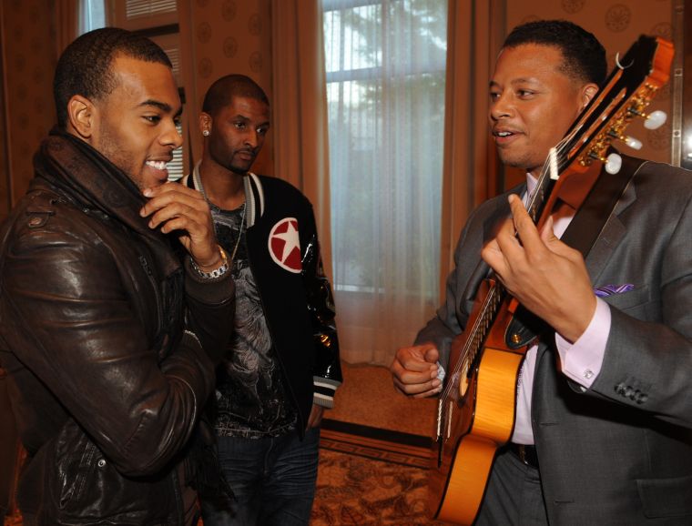 Terrence Howard, Chosen Wilkins and Mario Private Fan Dinner in Atlanta in 2008