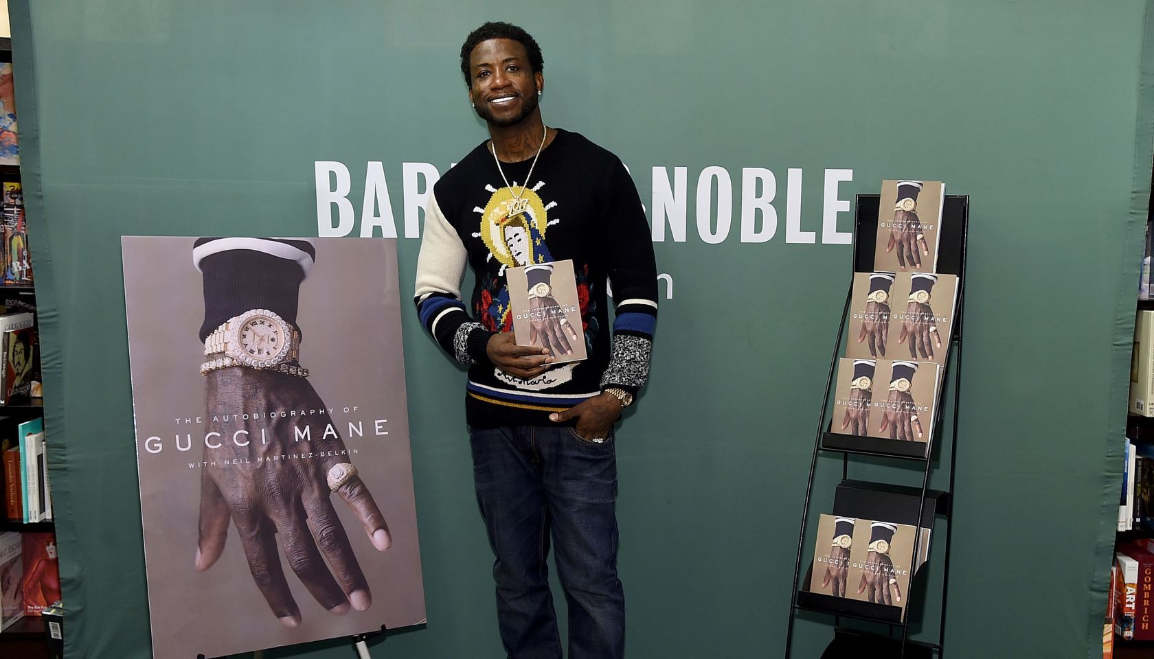 Gucci Mane Signs Copies Of His New Book 'The Autobiography Of Gucci Mane'