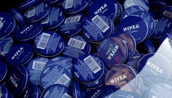 NIVEA Celebrates National PDA Day In New York City's Herald Square