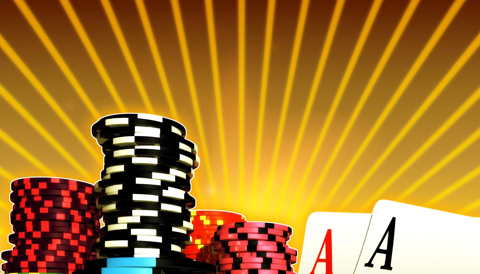 Poker Chips and Playing Cards