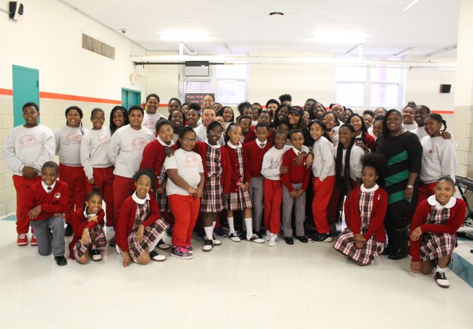 Baltimore's Cardinal Shenan School Choir & Persia Nicole