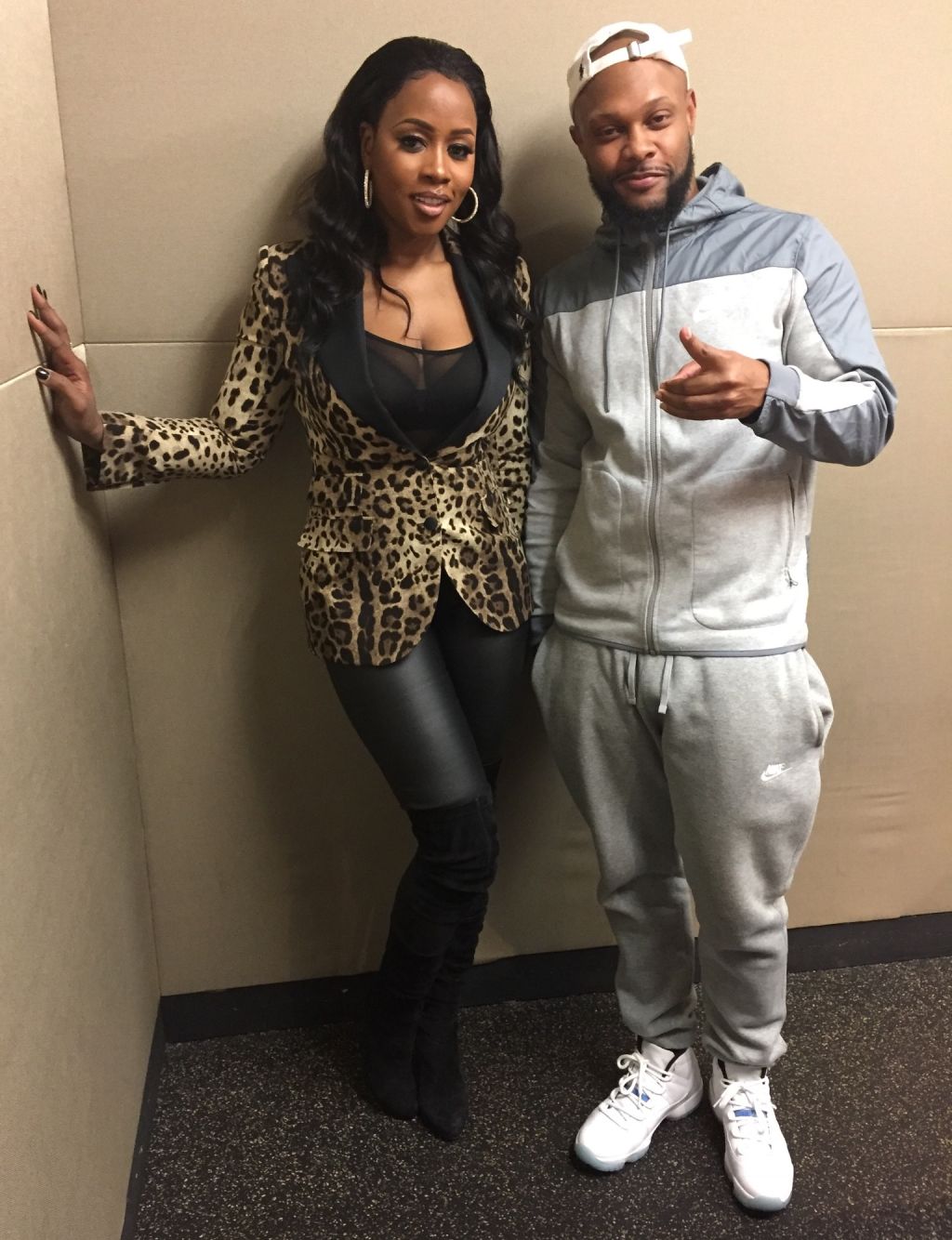 AJ and Remy Ma at 92Q in Baltimore