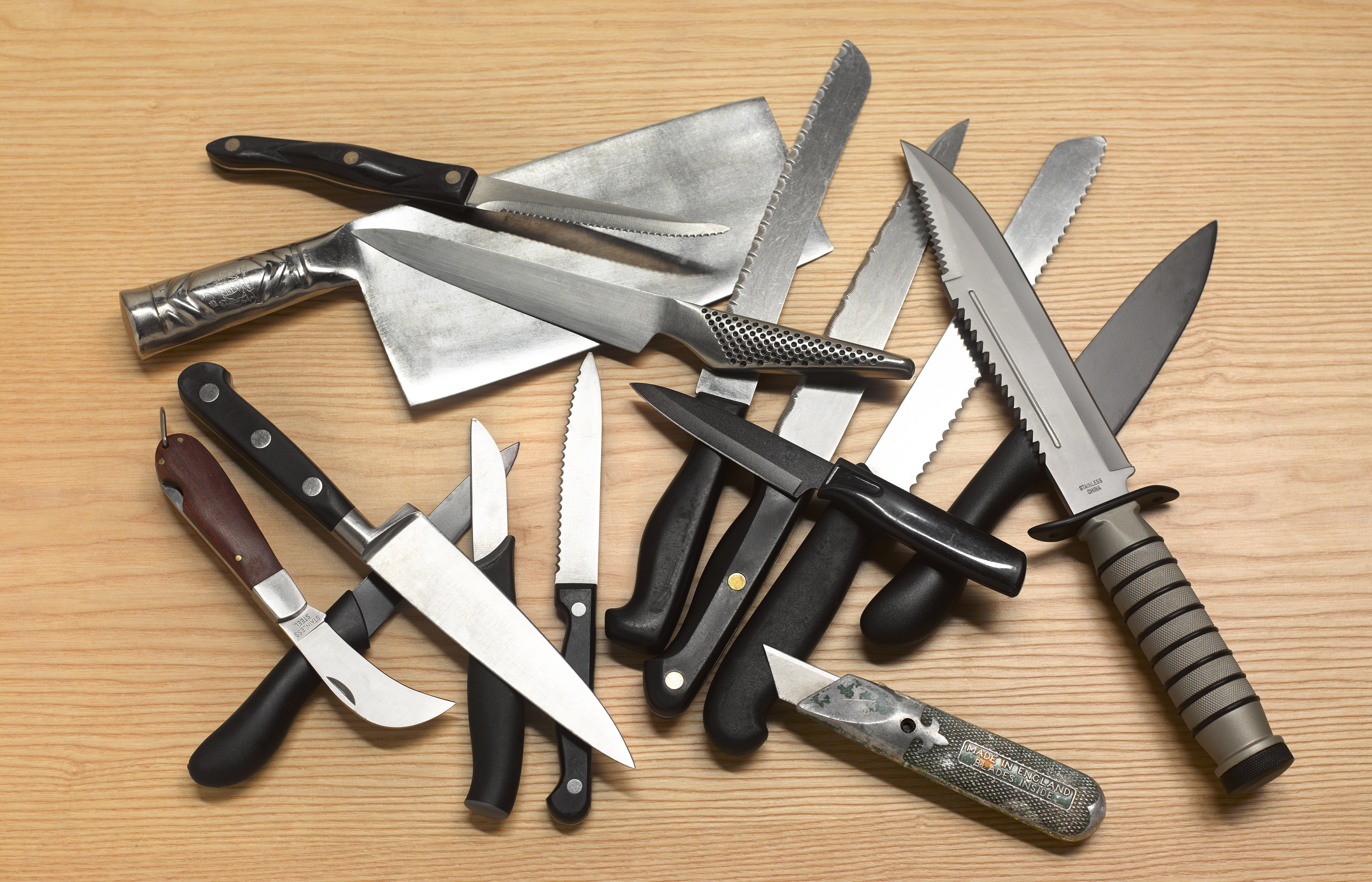 A Collection Of Knives