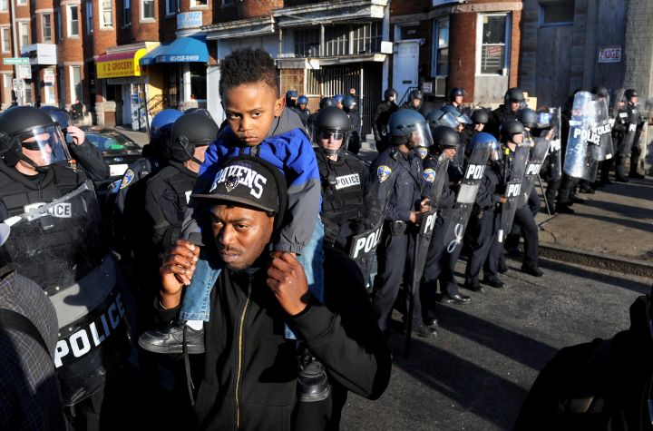 The Day After Violence and Riots in Baltimore