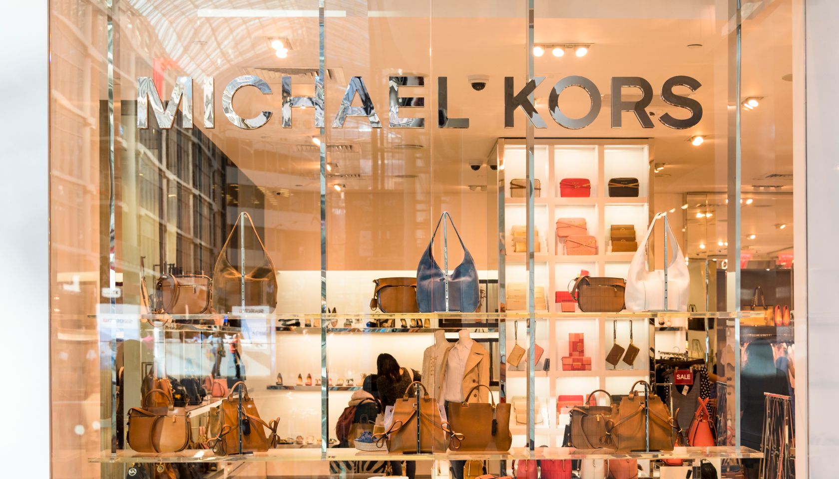 MIchael Kors store in Eaton Center. The brand is an American...