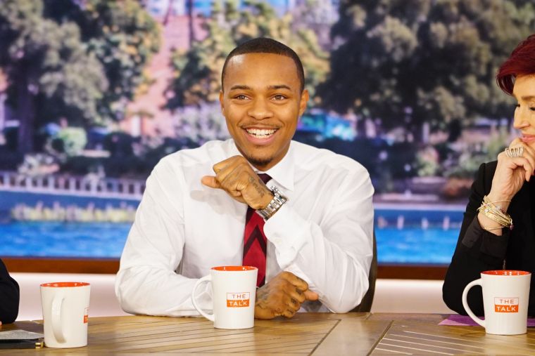 Shad Moss visits ‘The Talk’ during ‘CSI: Cyber’ promo run in 2015
