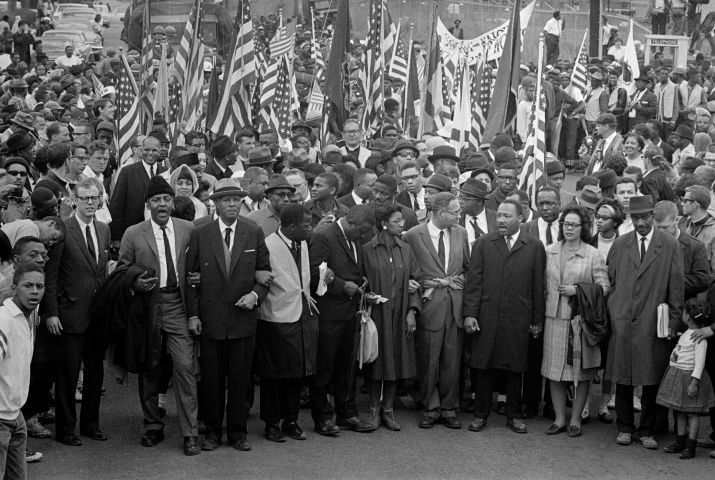 Martin Luther King Leading March