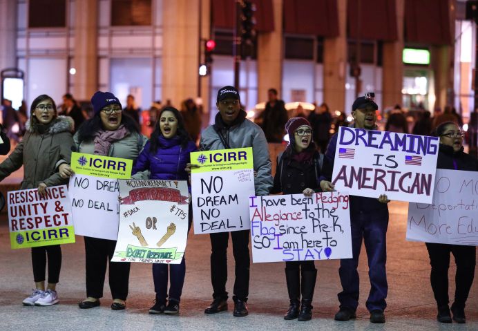 'Dreamers' protest in Chicago