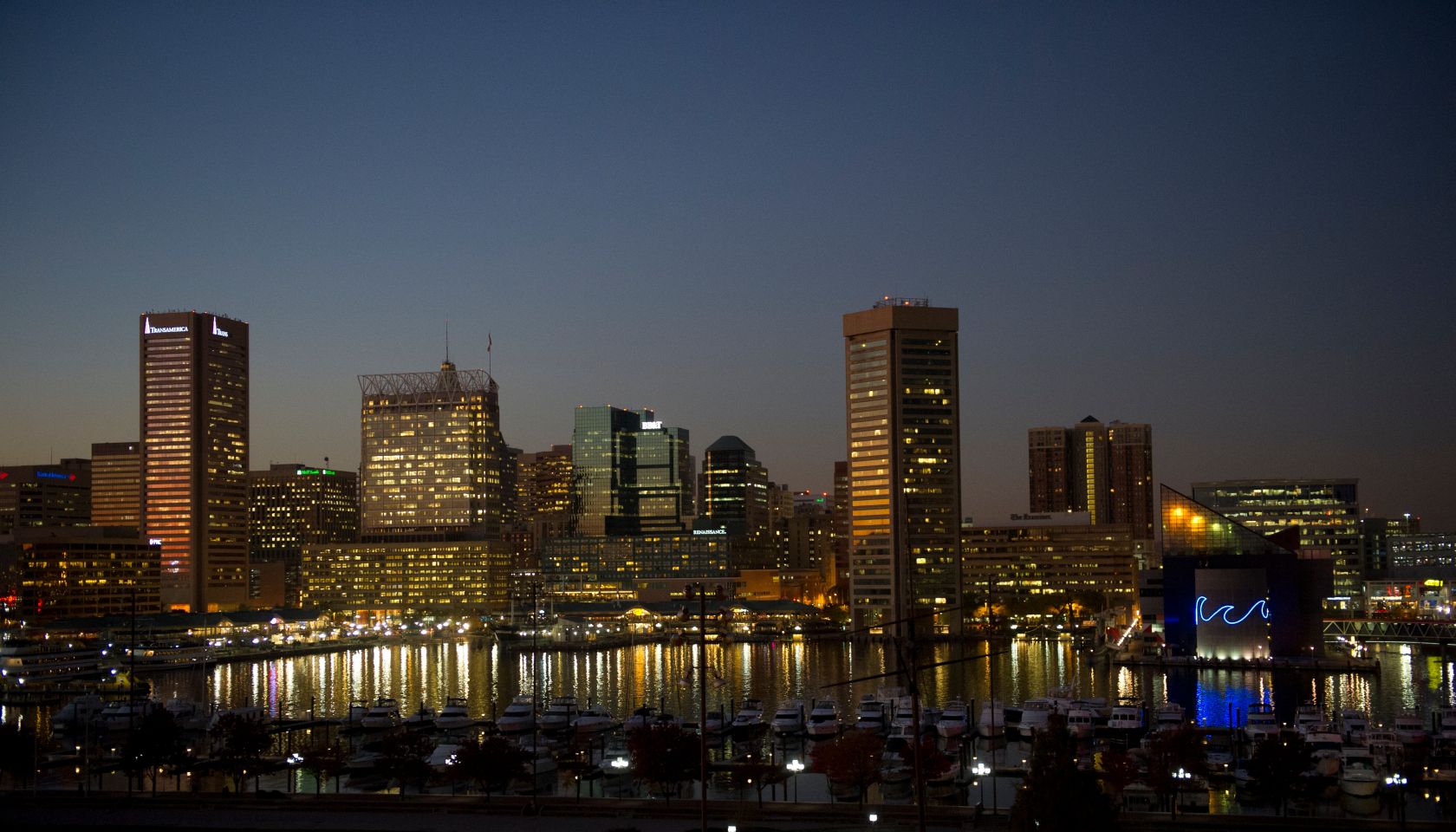 Baltimore City Maryland from Federal Hill