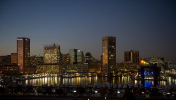 Baltimore City Maryland from Federal Hill