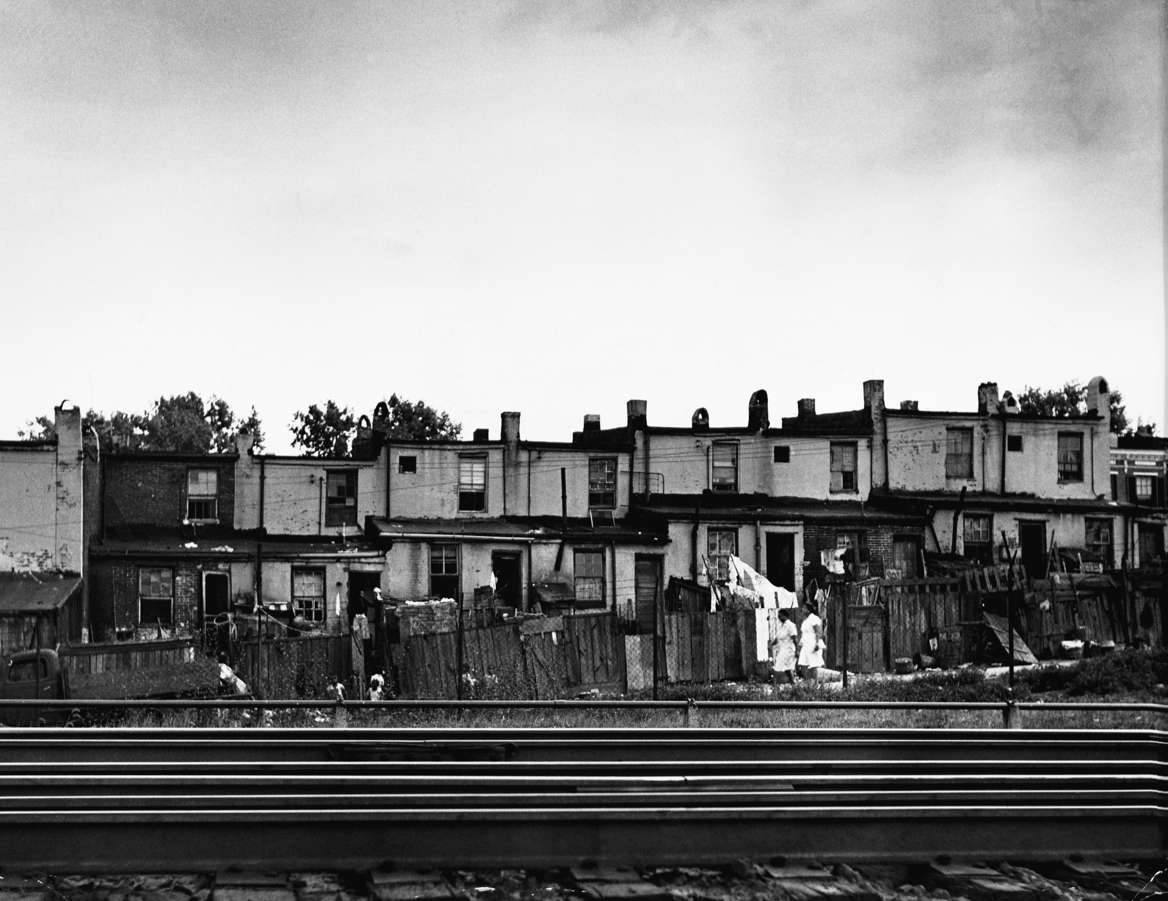 Run Down Baltimore Row Houses