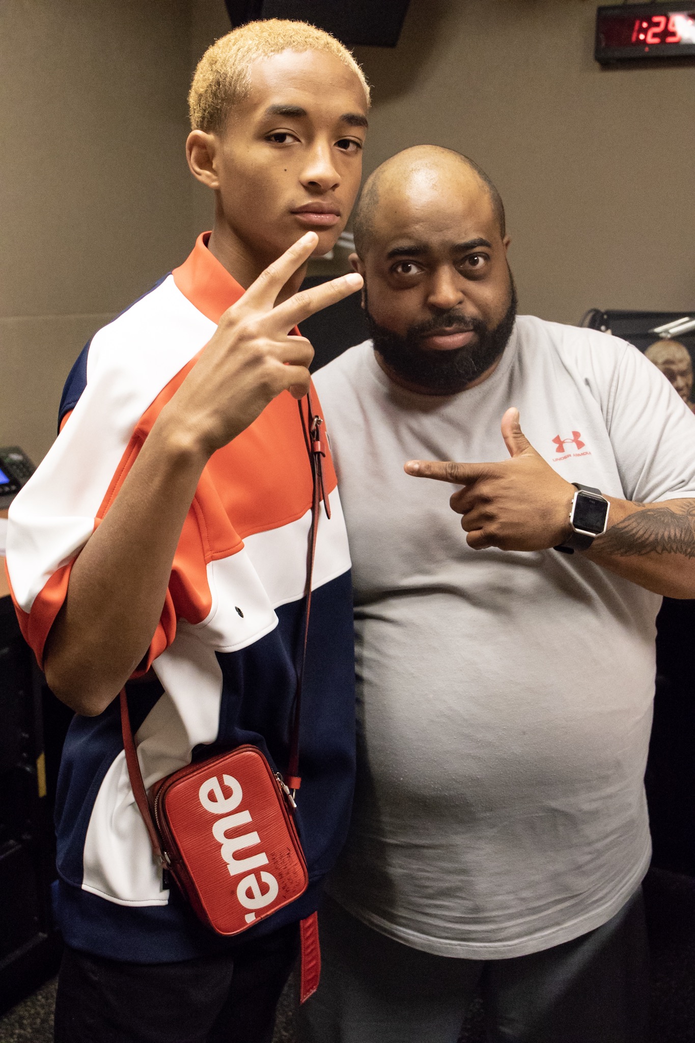 Jaden Smith at 92Q with Porkchop