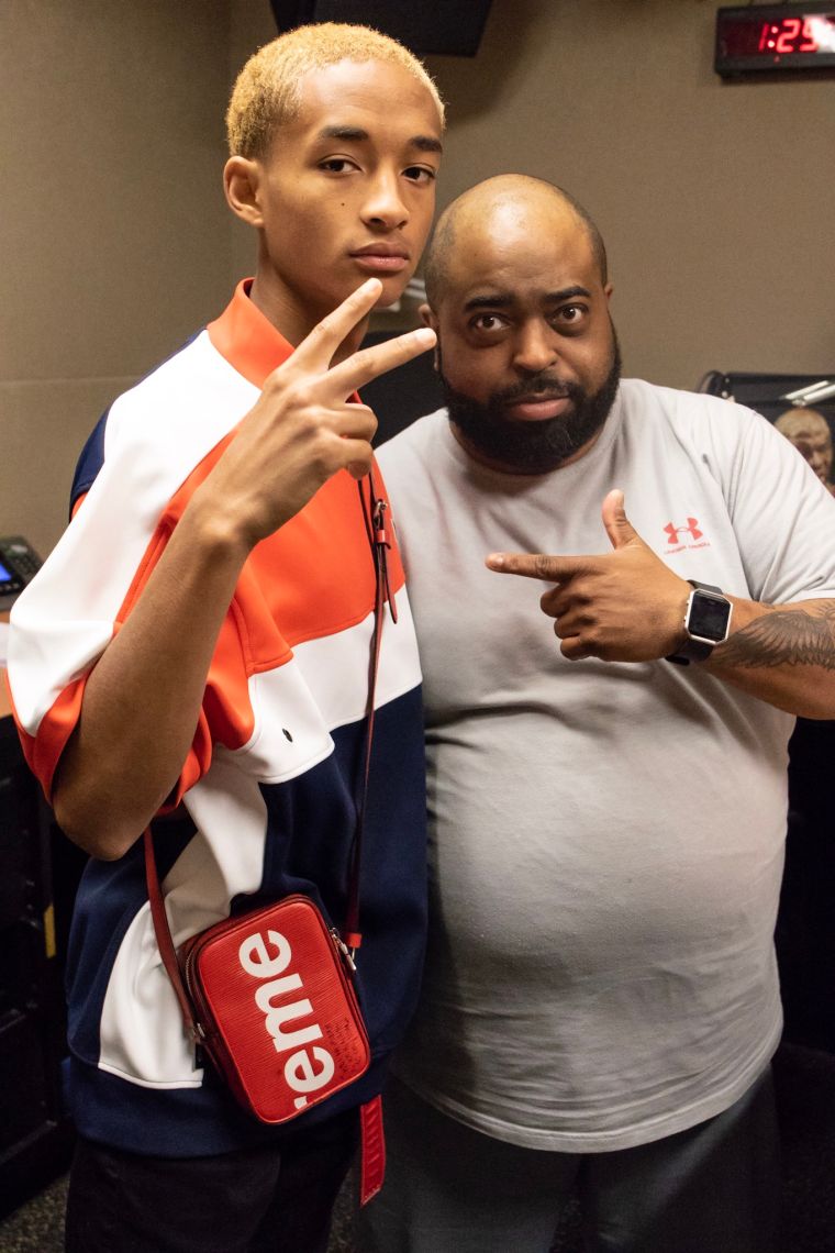Jaden Smith at 92Q with Porkchop